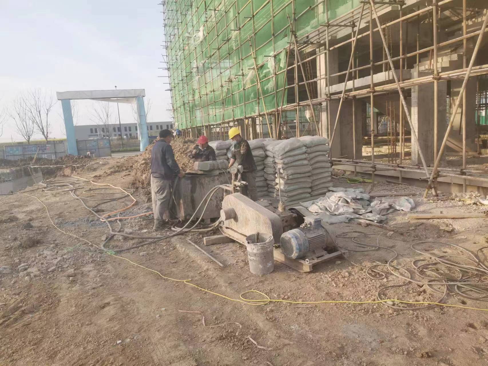 林芝别墅下沉注浆